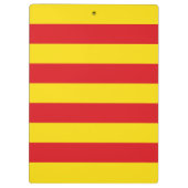 Patriottisch Klembord met vlag van Catalonië (Achterkant)