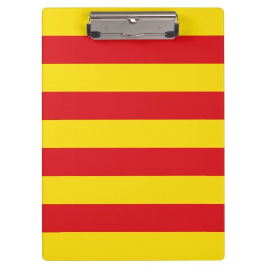 Patriottisch Klembord met vlag van Catalonië (Voorkant)