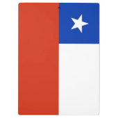 Patriottisch Klembord met vlag van Chili (Achterkant)