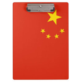 Patriottisch Klembord met vlag van China