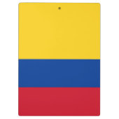 Patriottisch Klembord met vlag van Colombia (Achterkant)