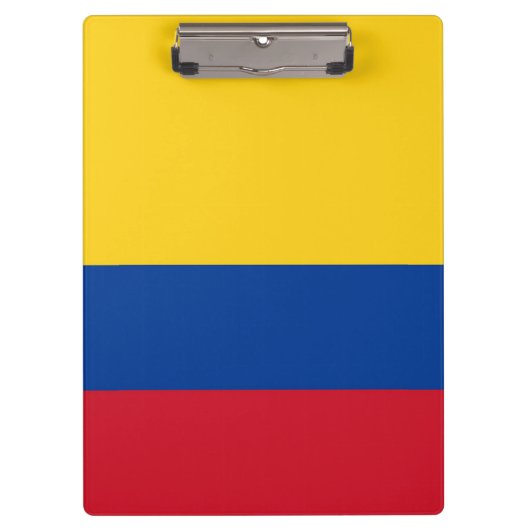 Patriottisch Klembord met vlag van Colombia (Voorkant)