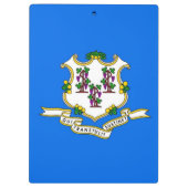 Patriottisch Klembord met vlag van Connecticut, Ve (Achterkant)