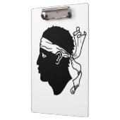 Patriottisch klembord met vlag van Corsica (Links)