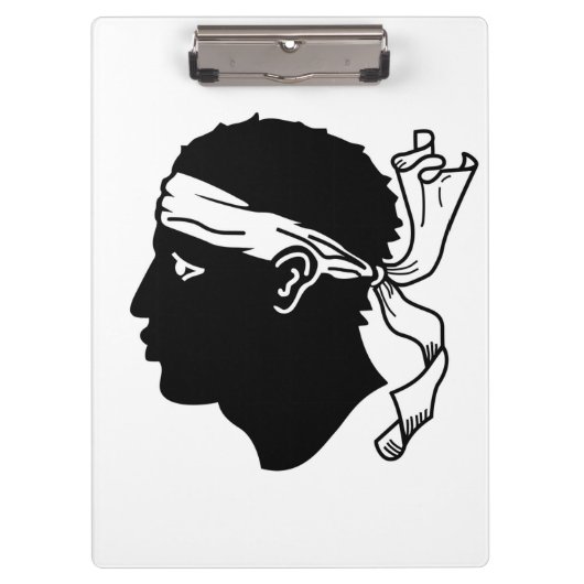 Patriottisch klembord met vlag van Corsica (Voorkant)