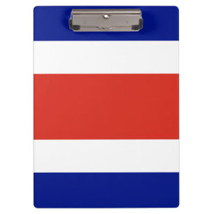 Patriottisch Klembord met vlag van Costa Rica