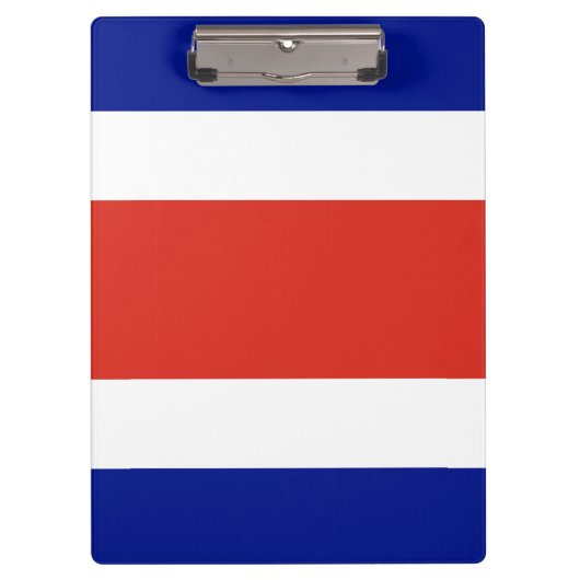 Patriottisch Klembord met vlag van Costa Rica (Voorkant)