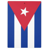 Patriottisch Klembord met vlag van Cuba (Achterkant)