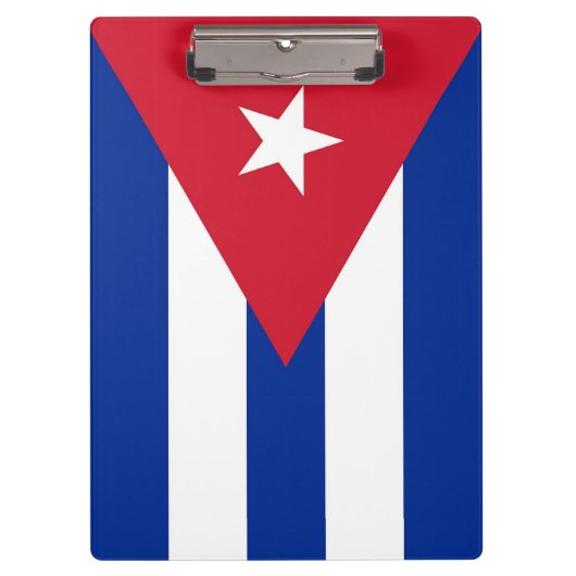 Patriottisch Klembord met vlag van Cuba (Voorkant)
