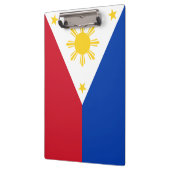 Patriottisch Klembord met vlag van de Filipijnen (Links)