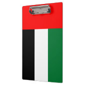 Patriottisch klembord met vlag van de Verenigde Ar (Links)