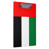 Patriottisch klembord met vlag van de Verenigde Ar (Rechts)