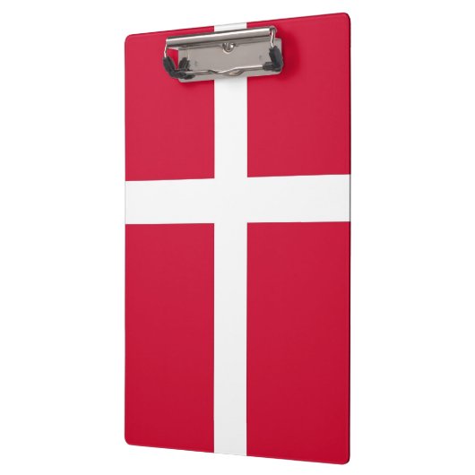 Patriottisch Klembord met vlag van Denemarken (Links)