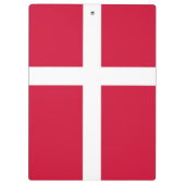 Patriottisch Klembord met vlag van Denemarken (Achterkant)