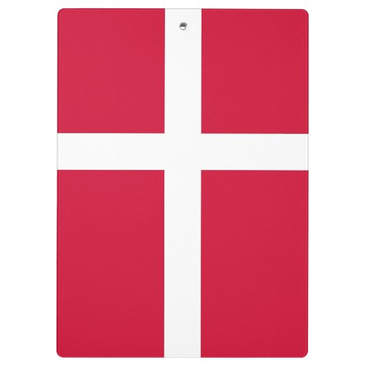 Patriottisch Klembord met vlag van Denemarken (Achterkant)