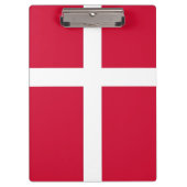 Patriottisch Klembord met vlag van Denemarken (Voorkant)
