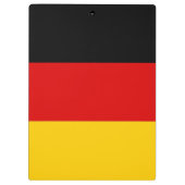 Patriottisch Klembord met vlag van Duitsland (Achterkant)