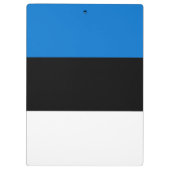 Patriottisch Klembord met vlag van Estland (Achterkant)