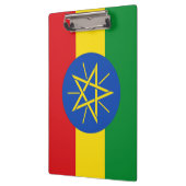 Patriottisch Klembord met vlag van Ethiopië (Links)