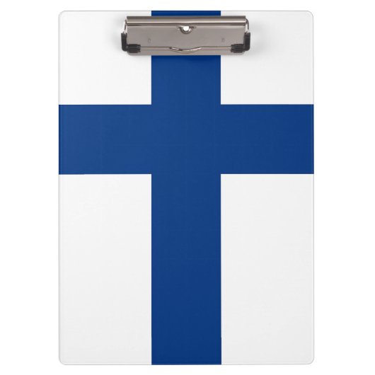 Patriottisch Klembord met vlag van Finland (Voorkant)