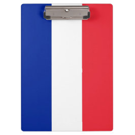 Patriottisch Klembord met vlag van Frankrijk