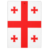 Patriottisch Klembord met vlag van Georgië (Achterkant)