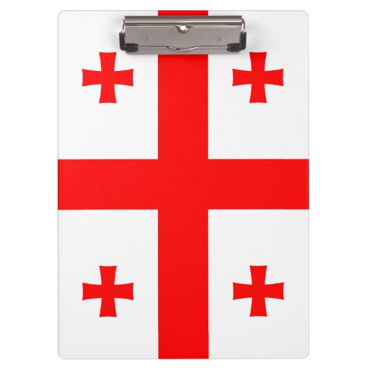 Patriottisch Klembord met vlag van Georgië (Voorkant)
