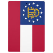 Patriottisch Klembord met vlag van Georgië, Vereni (Achterkant)