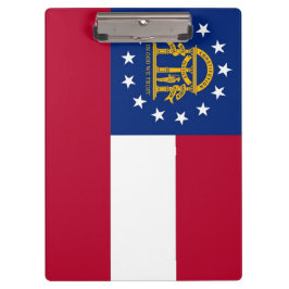 Patriottisch Klembord met vlag van Georgië, Vereni