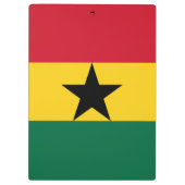 Patriottisch Klembord met vlag van Ghana (Achterkant)