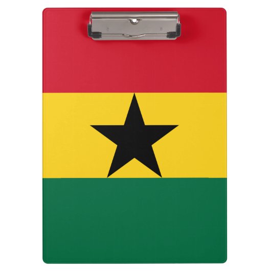 Patriottisch Klembord met vlag van Ghana (Voorkant)