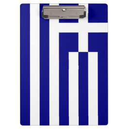 Patriottisch Klembord met vlag van Griekenland