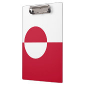 Patriottisch Klembord met vlag van Groenland (Links)