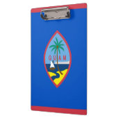 Patriottisch Klembord met vlag van Guam, Verenigde (Links)