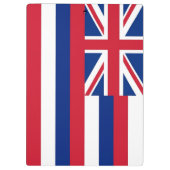 Patriottisch Klembord met vlag van Hawaï, Verenigd (Achterkant)