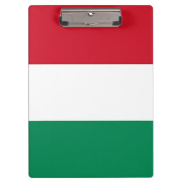 Patriottisch Klembord met vlag van Hongarije