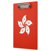 Patriottisch Klembord met vlag van Hongkong (Links)