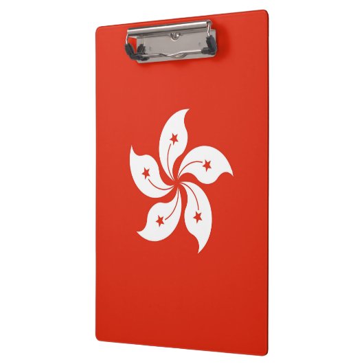 Patriottisch Klembord met vlag van Hongkong (Links)