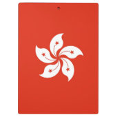 Patriottisch Klembord met vlag van Hongkong (Achterkant)
