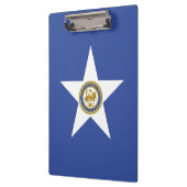 Patriottisch klembord met vlag van Houston (Links)
