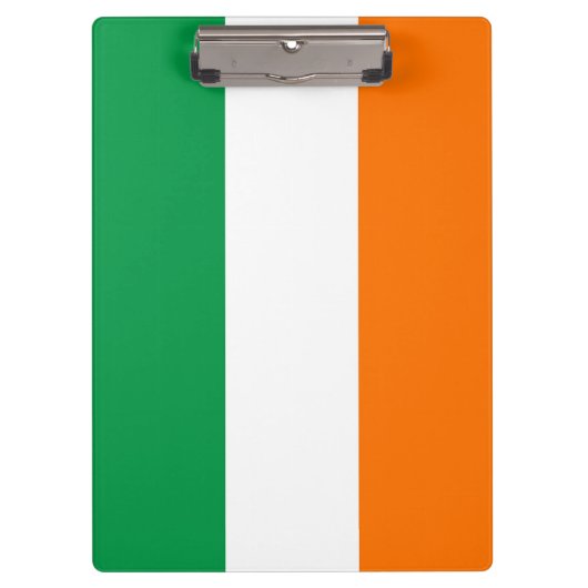 Patriottisch Klembord met vlag van Ierland (Voorkant)
