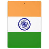 Patriottisch Klembord met vlag van India (Achterkant)