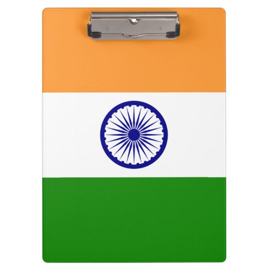 Patriottisch Klembord met vlag van India (Voorkant)