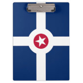Patriottisch Klembord met vlag van Indianapolis, V (Voorkant)