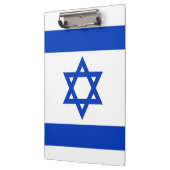 Patriottisch Klembord met vlag van Israël (Links)