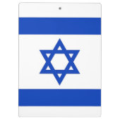 Patriottisch Klembord met vlag van Israël (Achterkant)