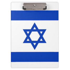 Patriottisch Klembord met vlag van Israël