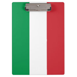 Patriottisch Klembord met vlag van Italië