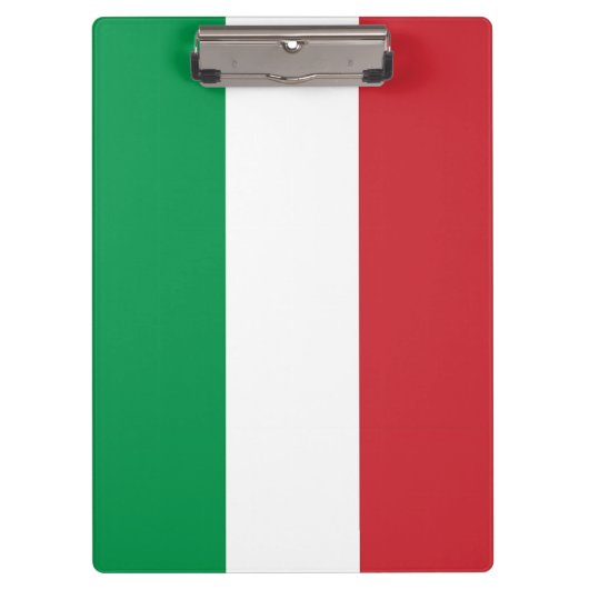 Patriottisch Klembord met vlag van Italië (Voorkant)