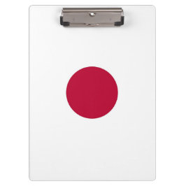 Patriottisch Klembord met vlag van Japan